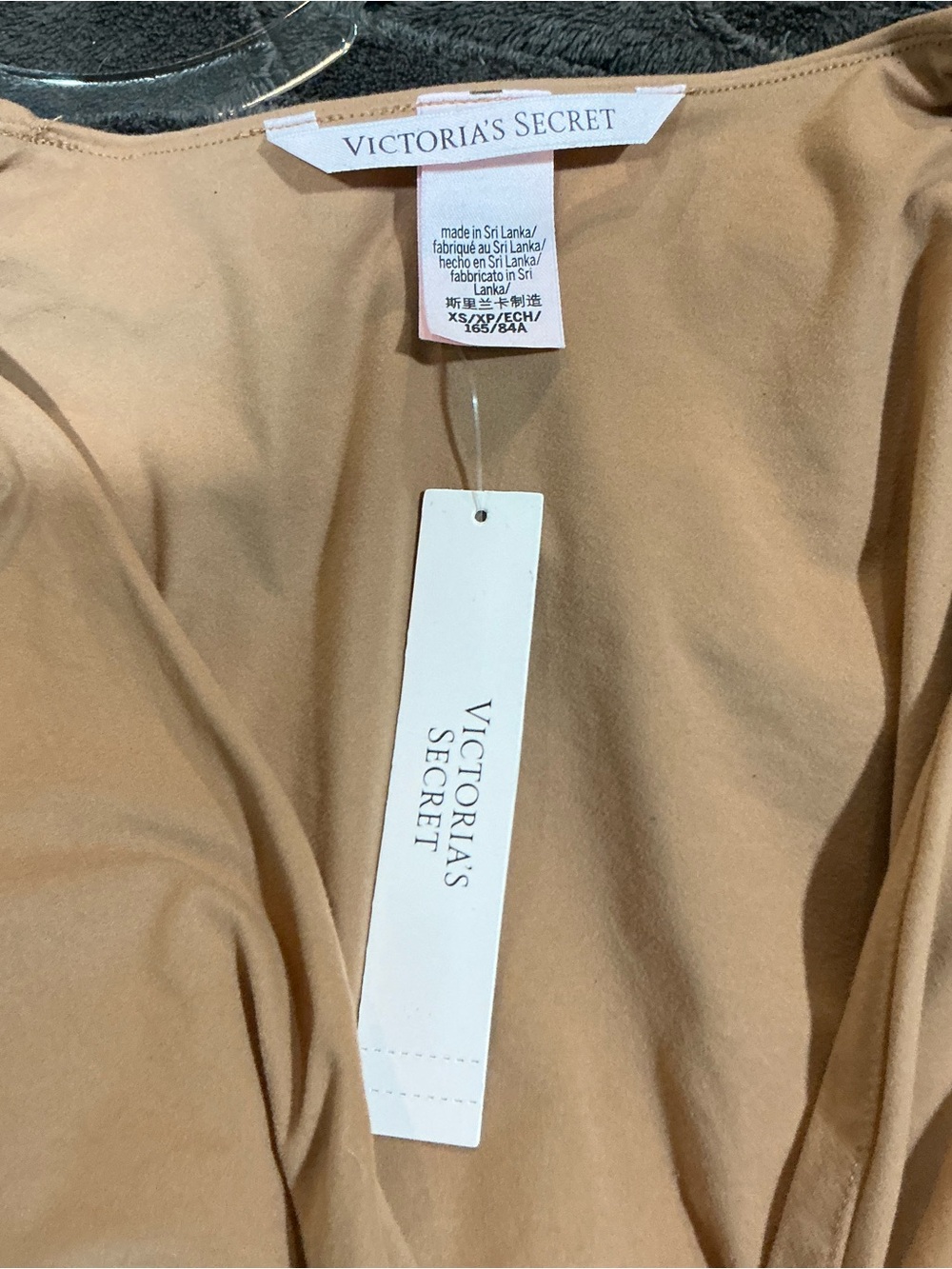 🤎 NWT Victoria’s Secret BODYWEAR Feather Soft Long Sleeve V-neck Thong Bodysuit - Picture 8 of 10